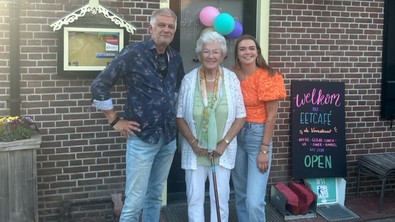 Derde generatie aan het fornuis bij eetcafé in Kockengen