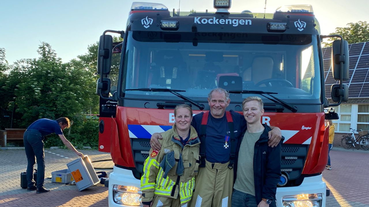 Brandweerpost Kockengen neemt afscheid van Jan Oskam
